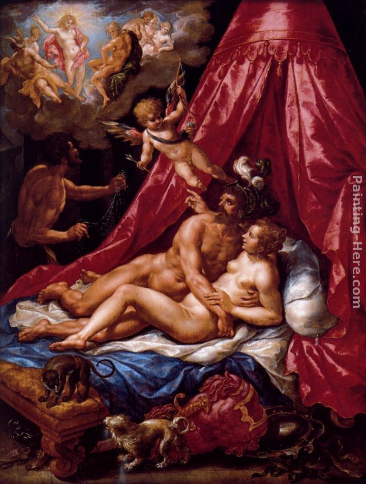 Hendrick De Clerck Mars And Venus Surprised By Apollo